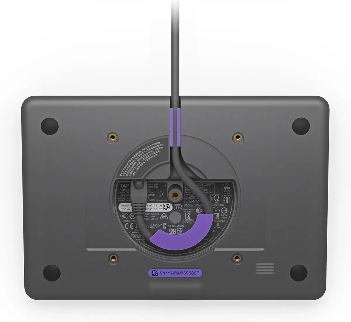 Logitech TAP IP Touch Control 952-000085 - 10.1" Videoconferentieapparaat - Zwart - afbeelding 6 van 6