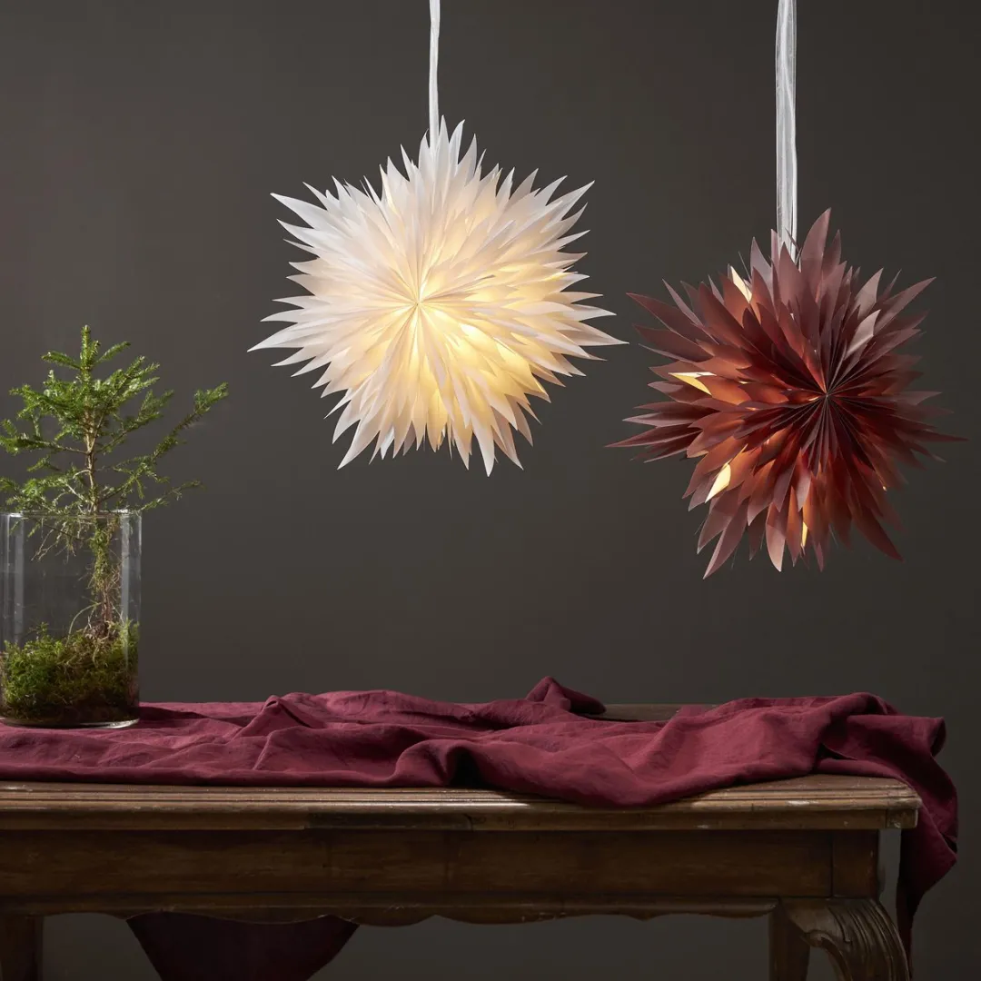 Star Trading Papieren Ster Dis 60cm - Wit Licht - afbeelding 3 van 6