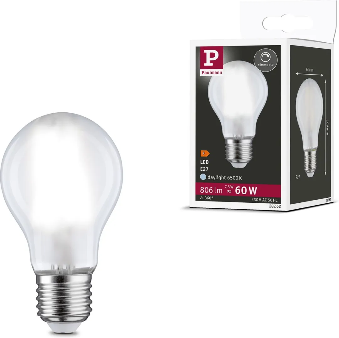 Paulmann Filament LED-gloeilamp E27 7,5W 806lm 6500K