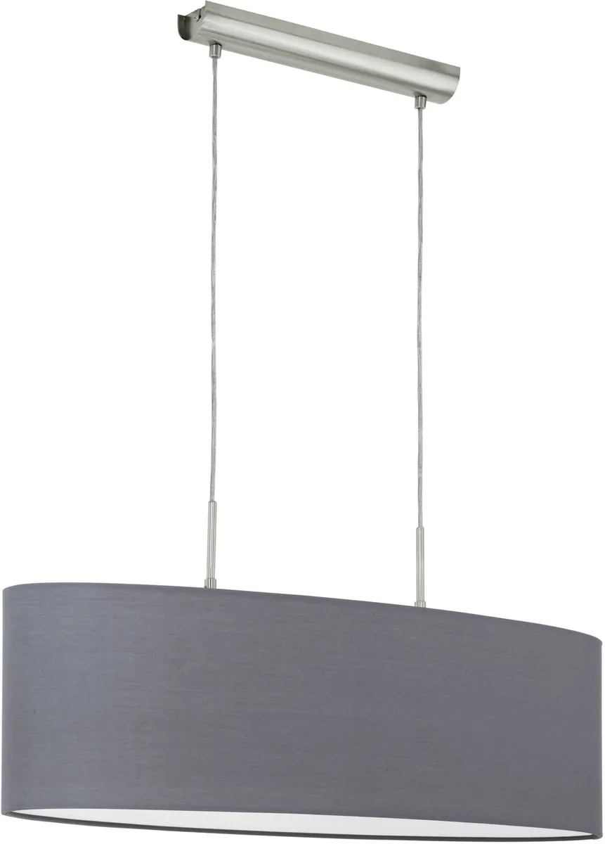 Eglo Pasteri Hanglamp 2 Lichts - 750mm - Grijs