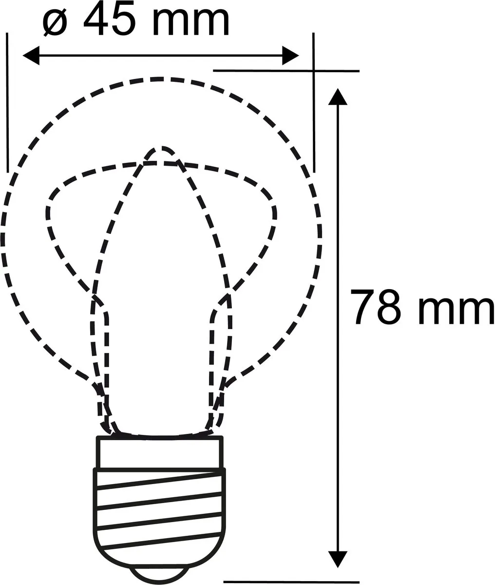Paulmann Eco-Line LED Kogellamp E14 4W 840lm