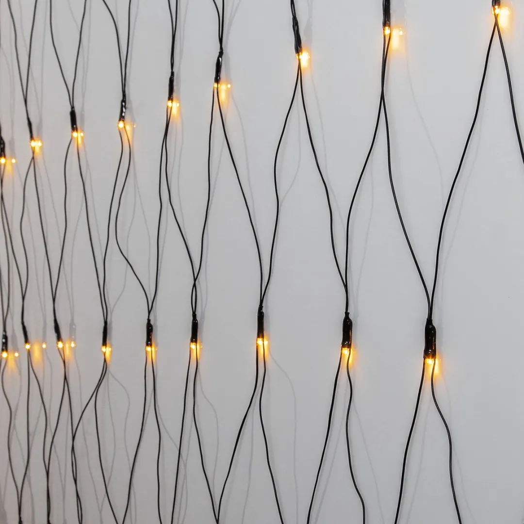 Star Trading LED-lichtnet Shigo Warm Wit 2x2m - 160 Stuks