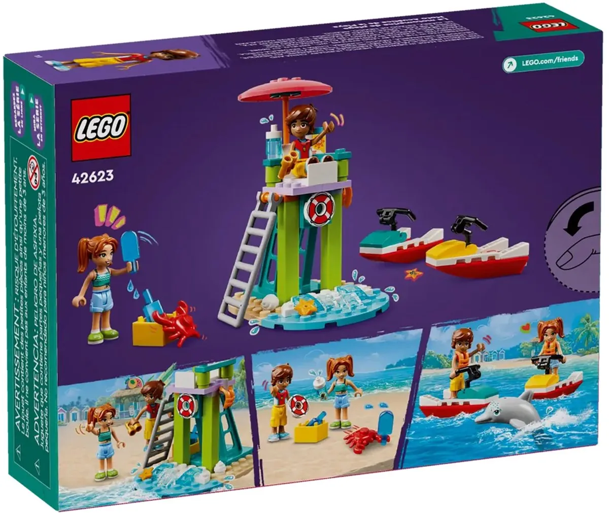 LEGO Friends Strand Waterscooter 42623 - 2 Minifiguren - afbeelding 6 van 6