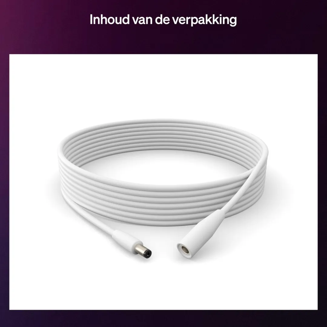 Philips Hue Flux Verlengkabel 5m - Wit - afbeelding 6 van 6