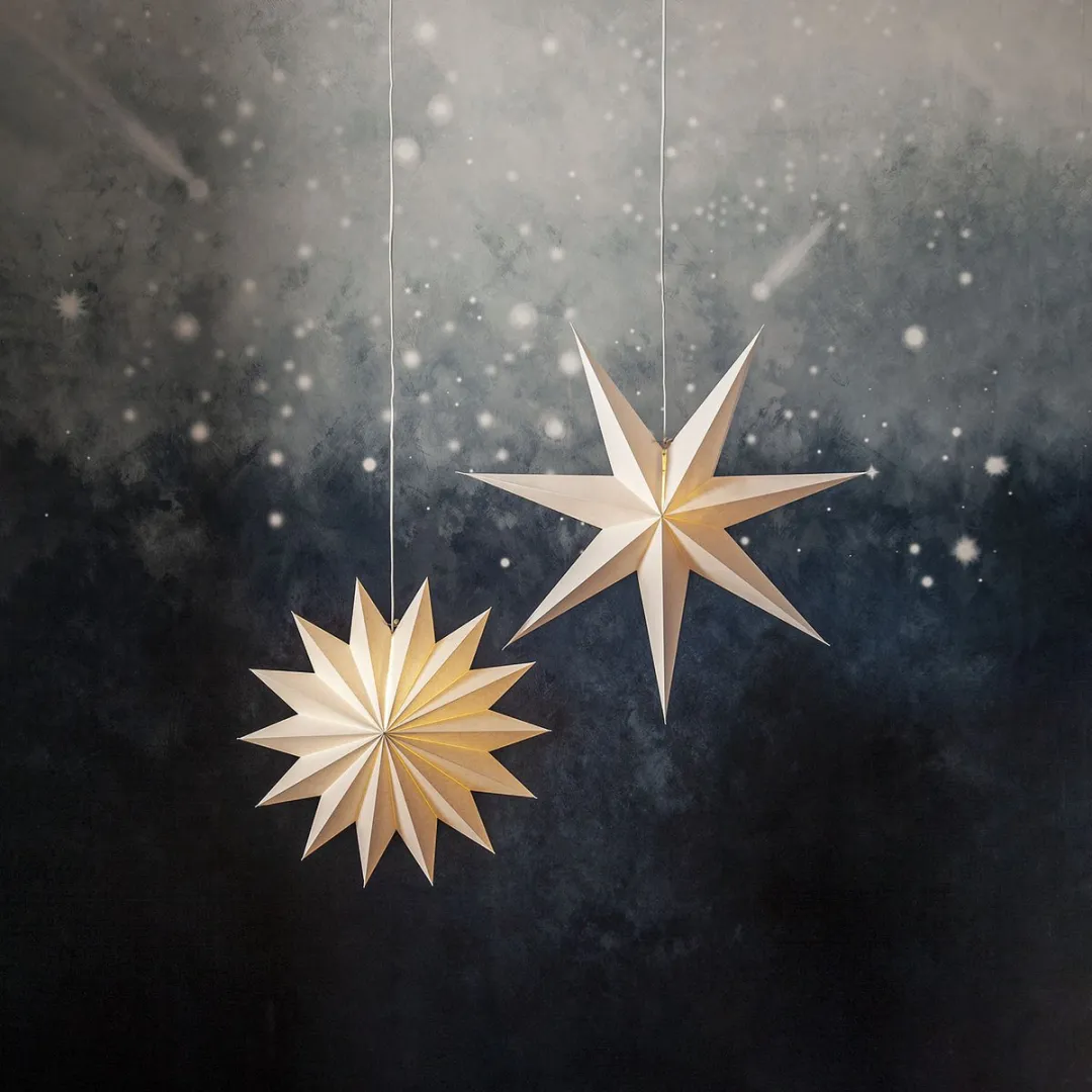 Star Trading Papieren Ster 14 Punten Wit 60cm
