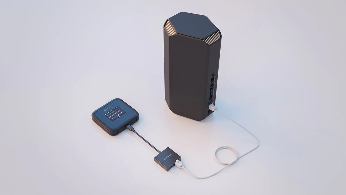 Netgear Nighthawk USB2ETH USB-C Ethernet Adapter - Zwart - afbeelding 6 van 6