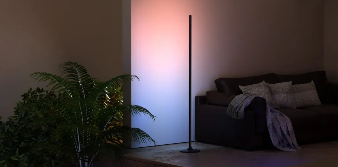 Deltaco Smart Home RGBIC Vloerlamp 18W - Zwart
