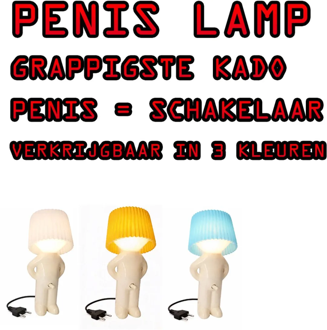 RedParrot Penislamp LED - Geel
