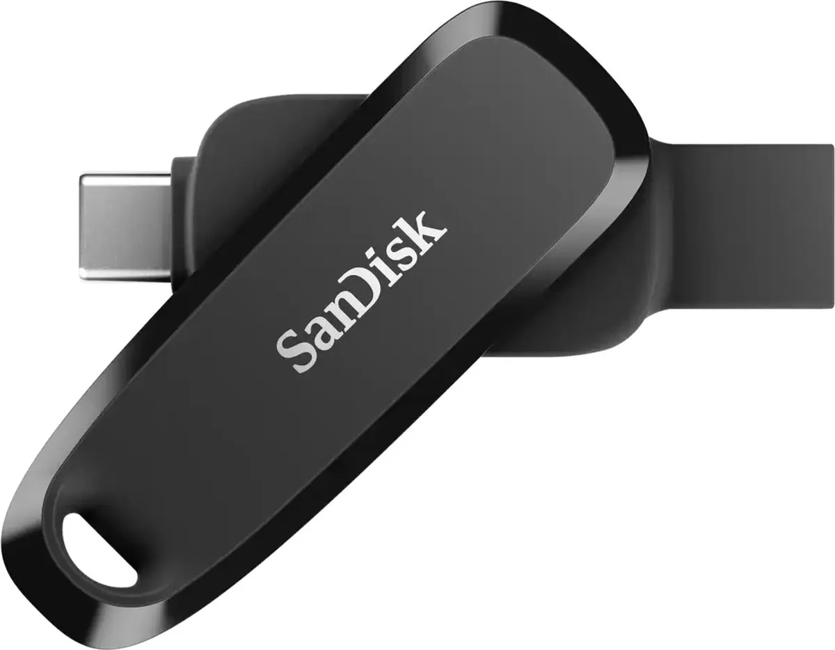 SanDisk Phone Drive 128GB USB-C 3.2 - Zwart