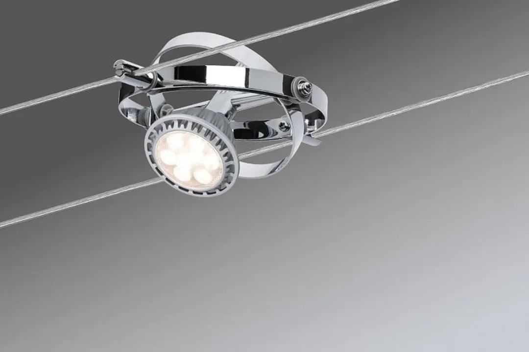 Paulmann Cardan Kabelsysteem 4x GU5.3 10W - Chroom