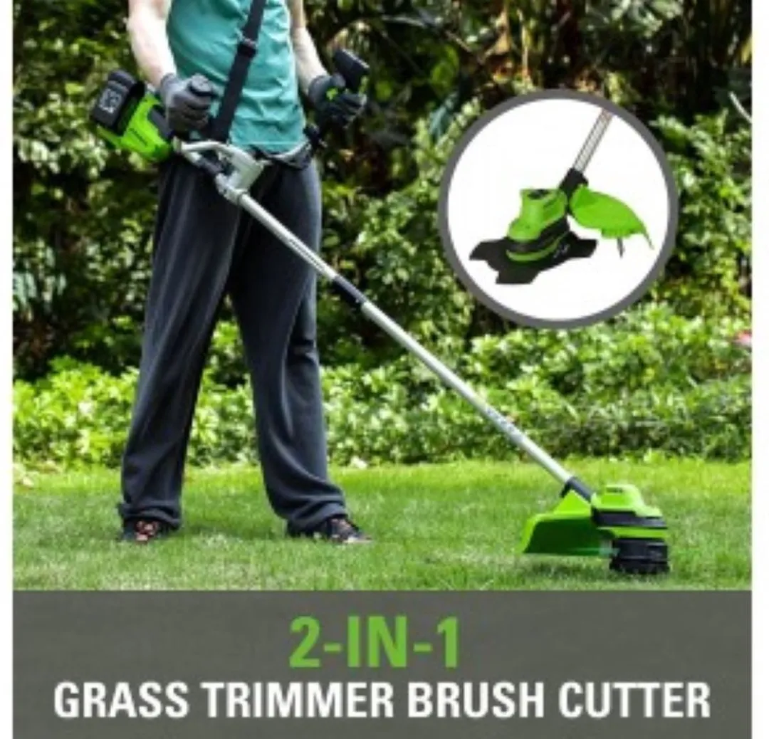 Greenworks Trimmer GD24X2BCBK4X - 38cm - 2x 4Ah accu's