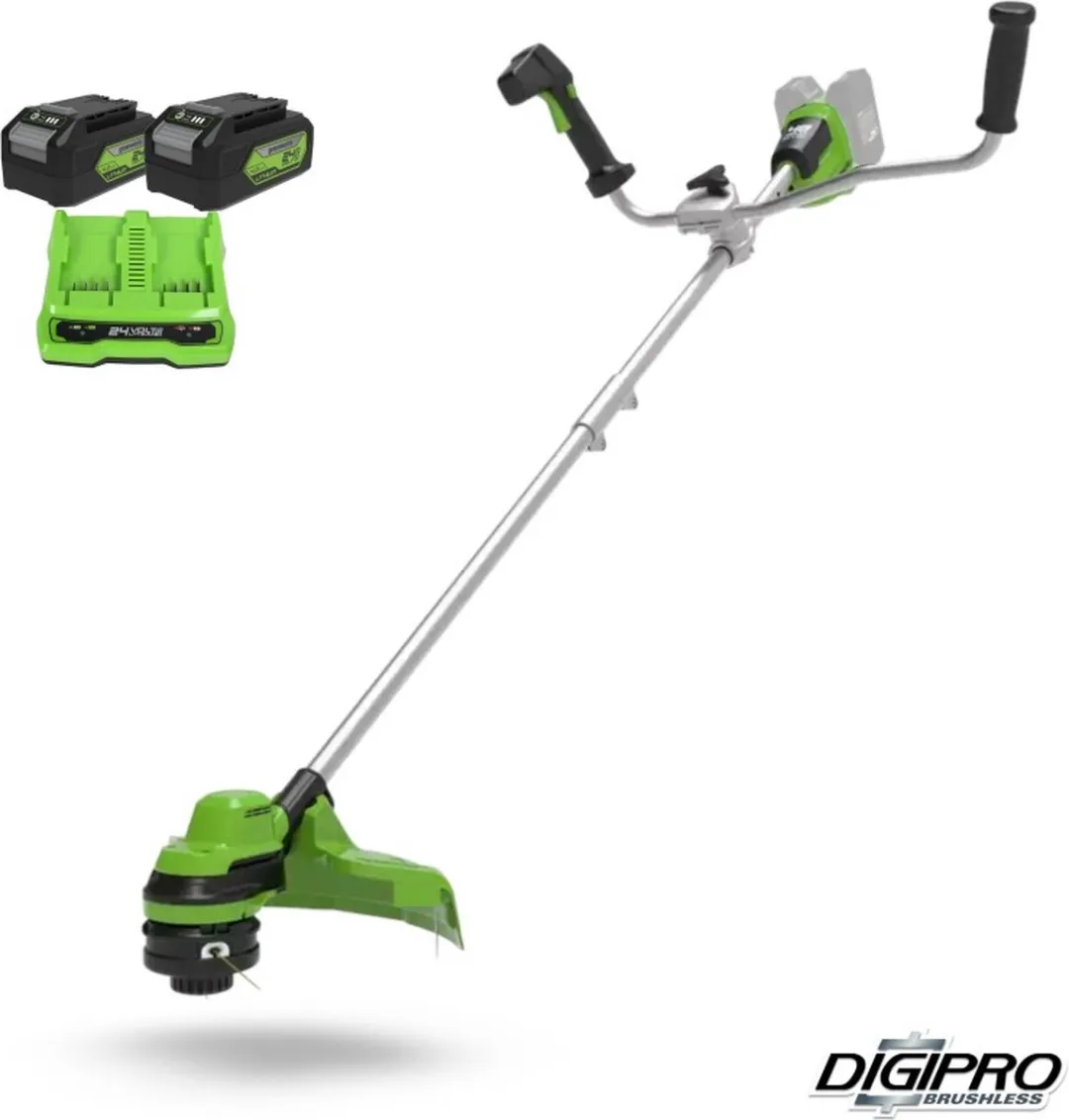 Greenworks Trimmer GD24X2BCBK4X