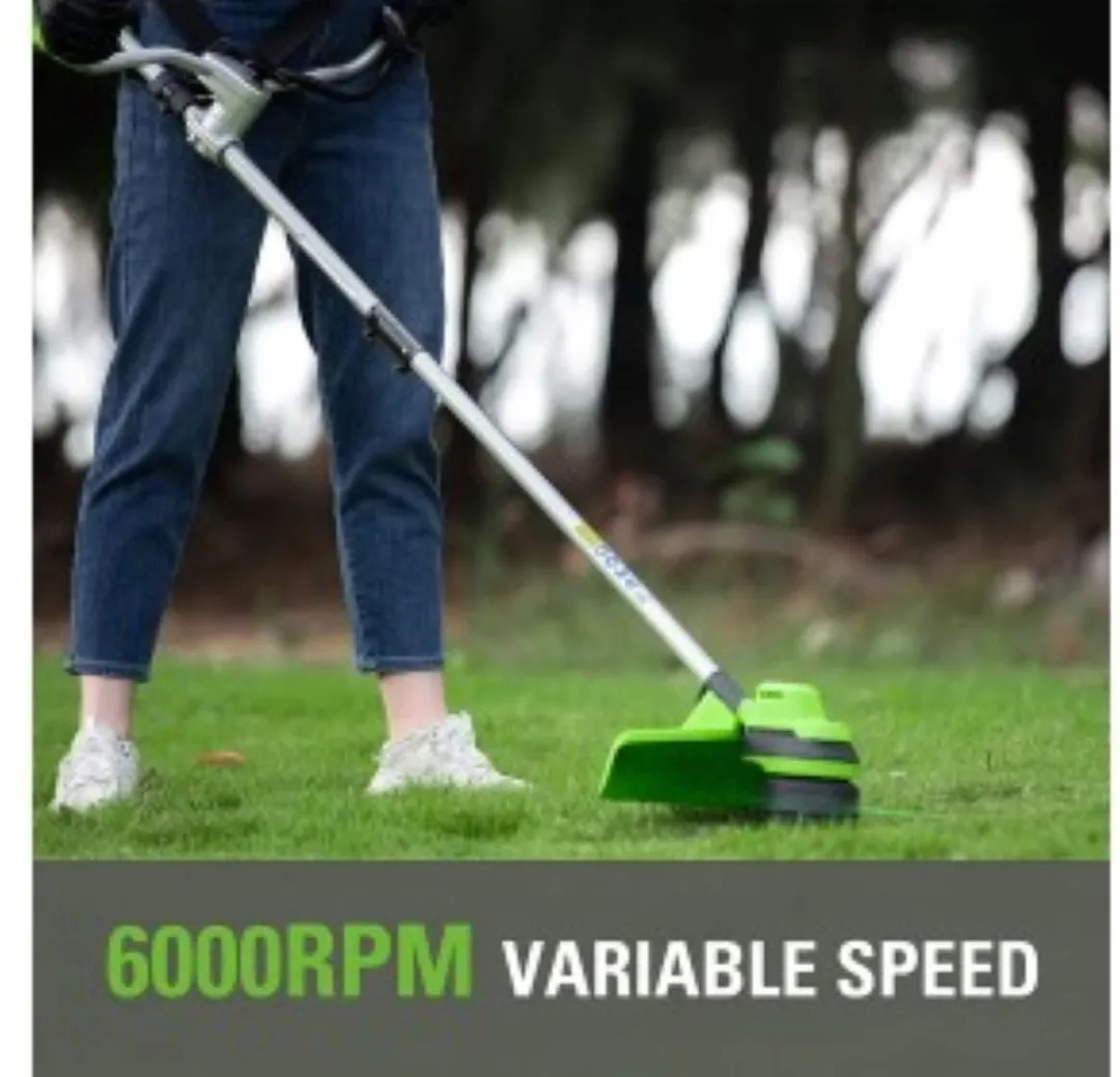 Greenworks Trimmer GD24X2BCBK4X - 38cm - 2x 4Ah accu's