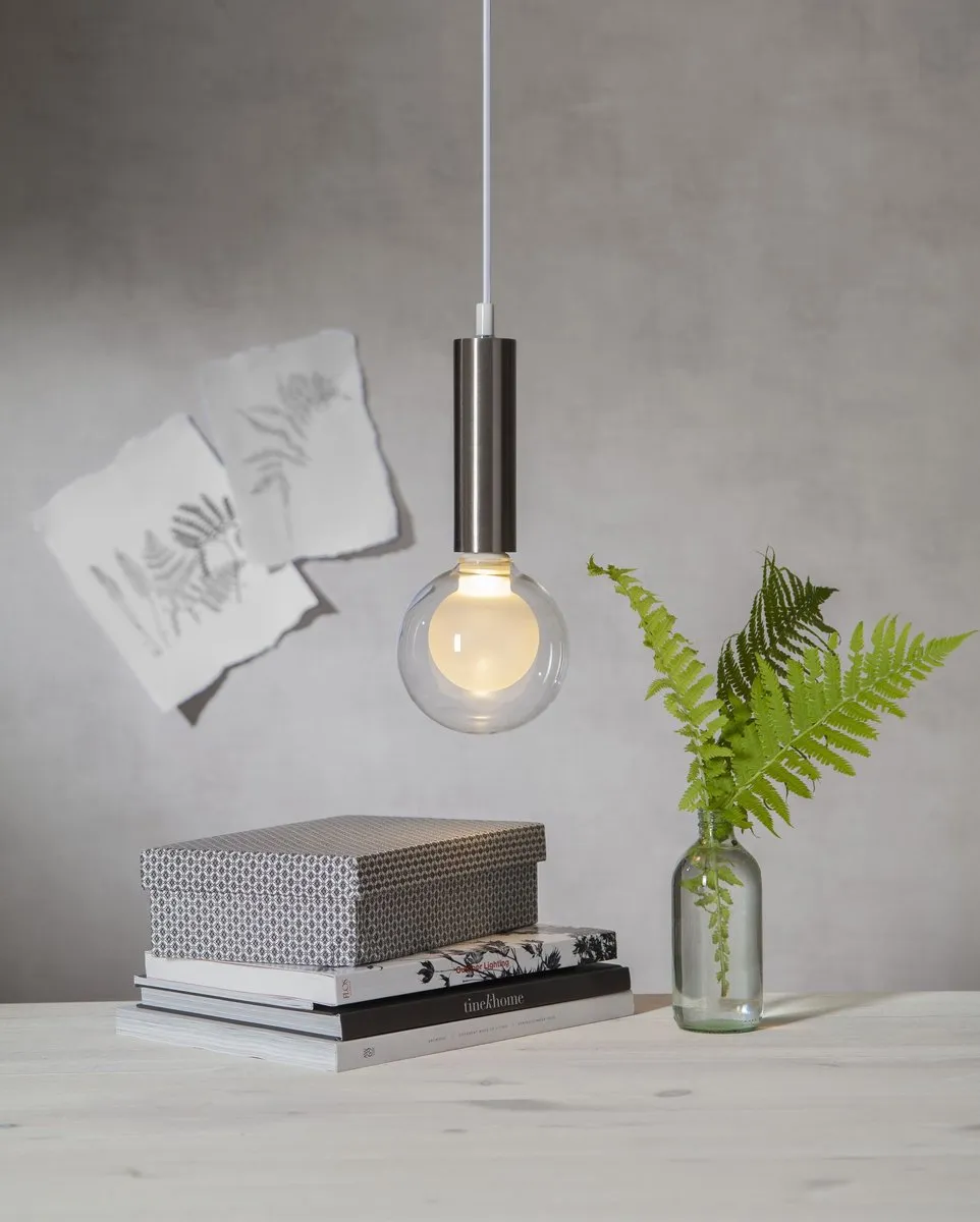 Star Trading Glans Hanglamp - Zilver - afbeelding 6 van 6
