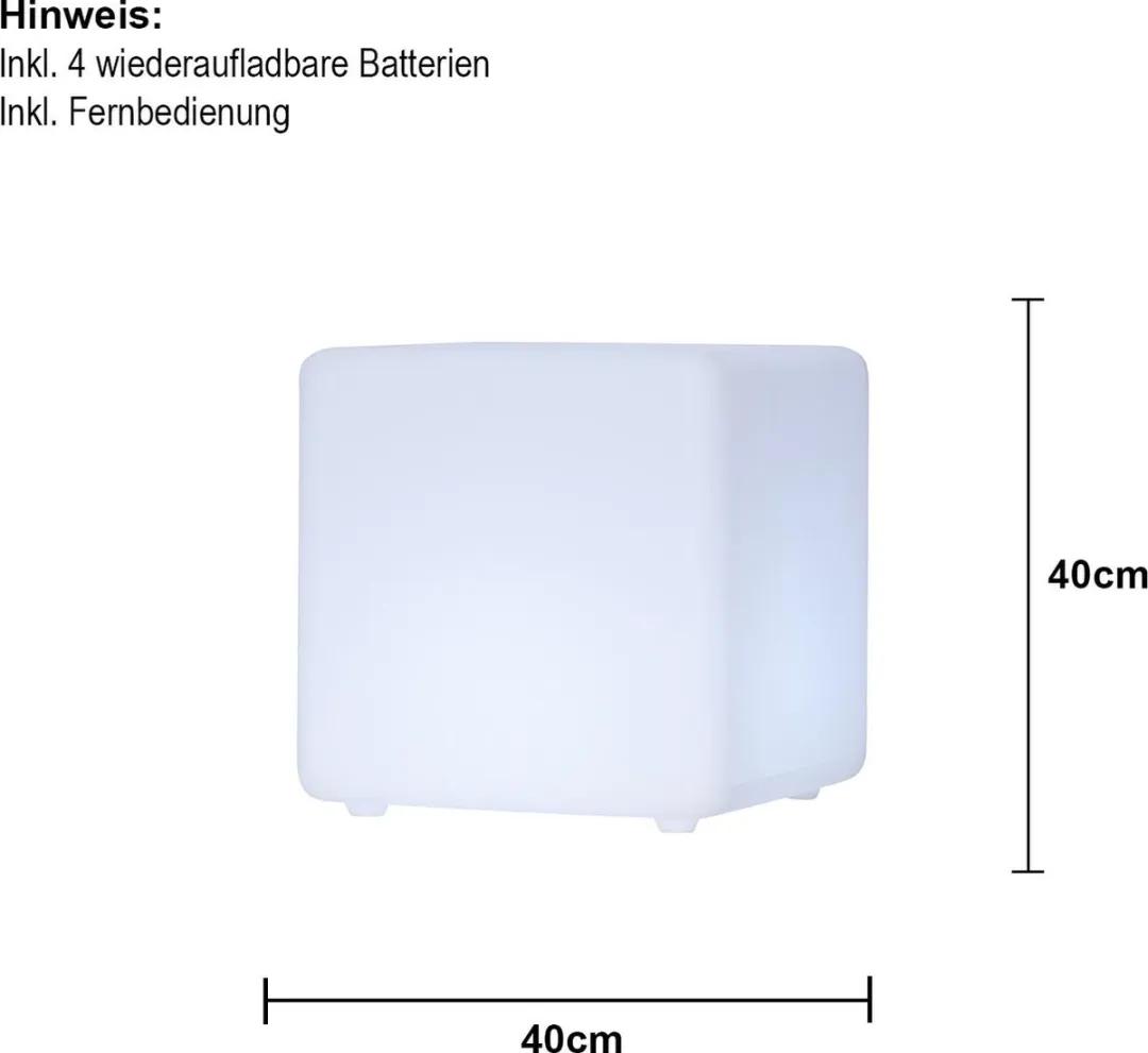 Star Trading 803-82 Lichtbak - 12 LED Multicolor - Wit IP44