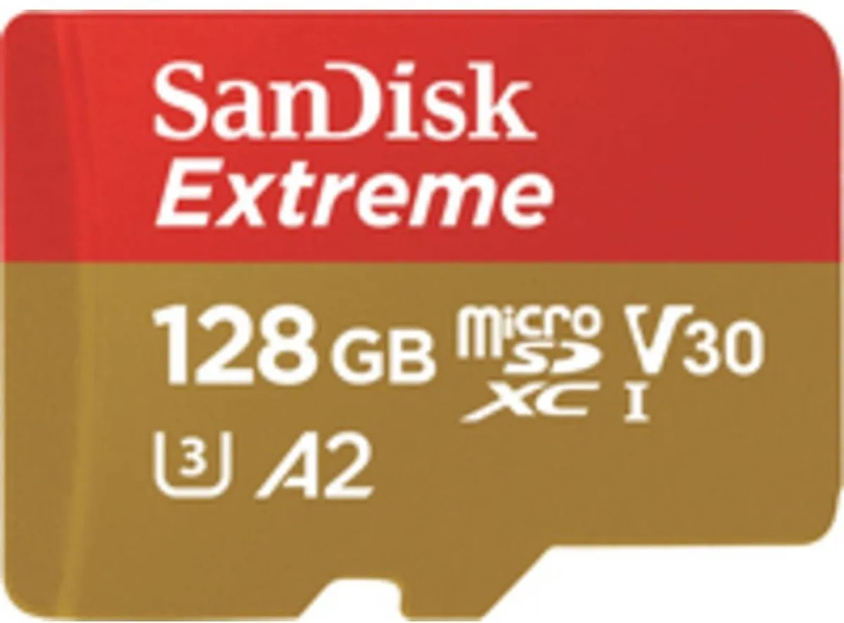 SanDisk Extreme microSDXC SDSQXAA-128G-GN6AA 128GB - Class 10 UHS-I V30