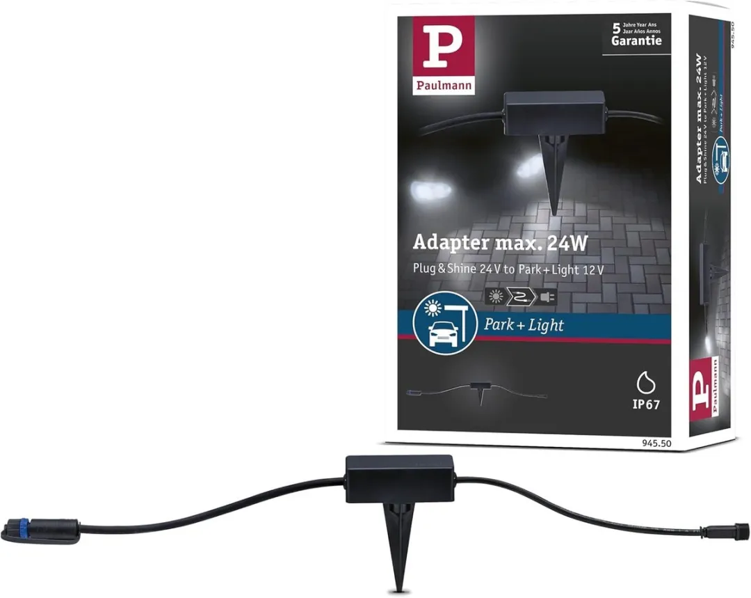 Paulmann 94550 Voedingsadapter - Zwart
