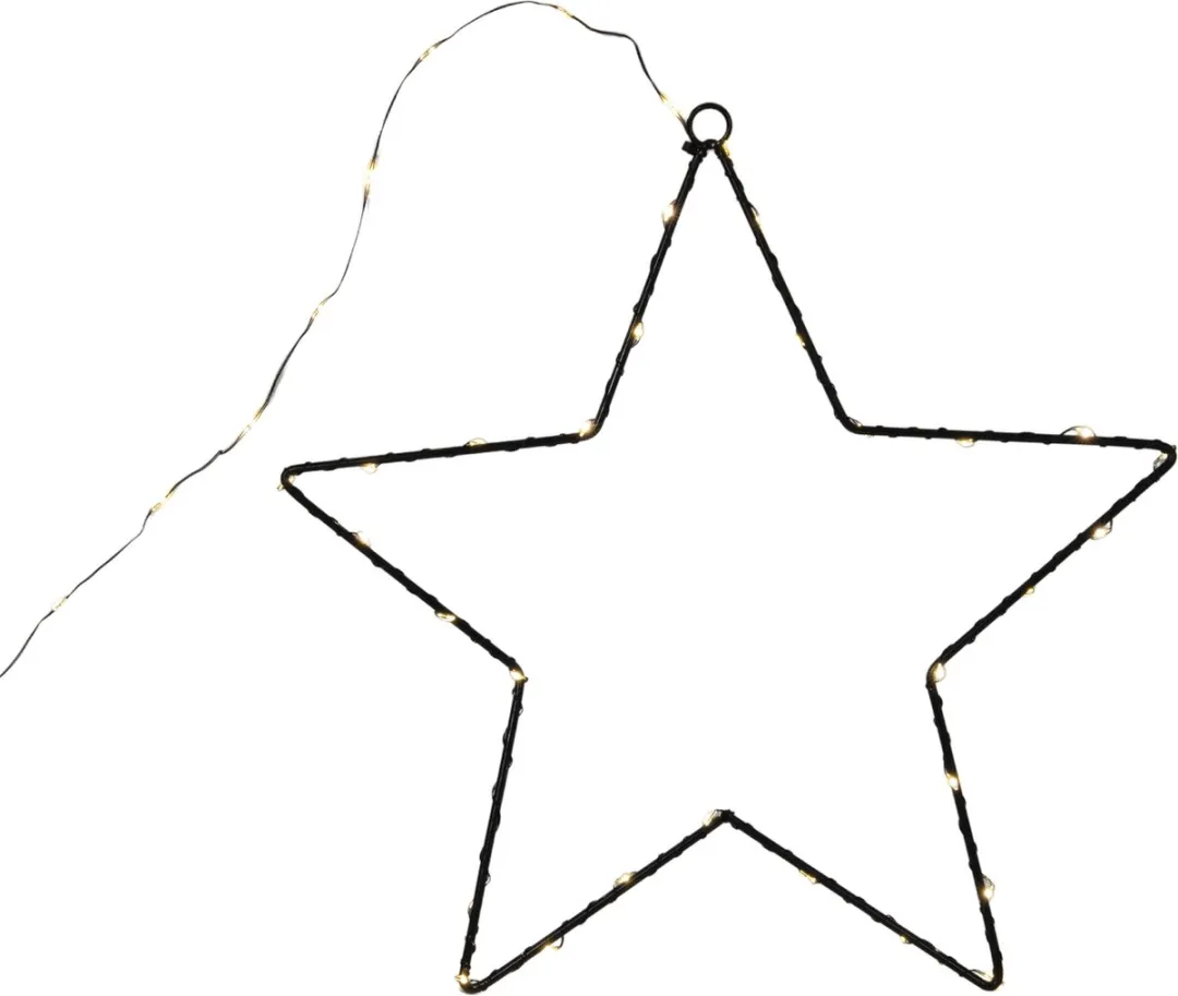 Svenska Living Ster Metaal 50 LED 40cm Warm Wit