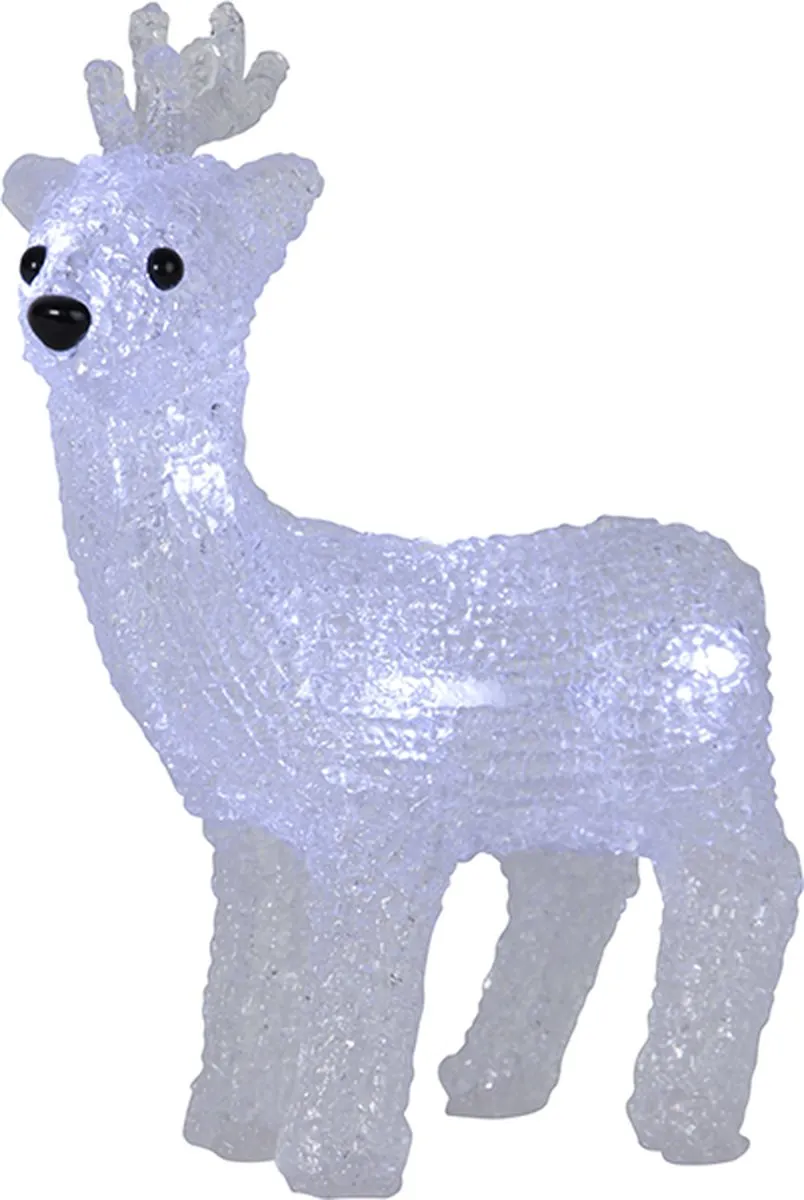 Star Trading LED Hert Kristal Verlicht Figuur 22cm