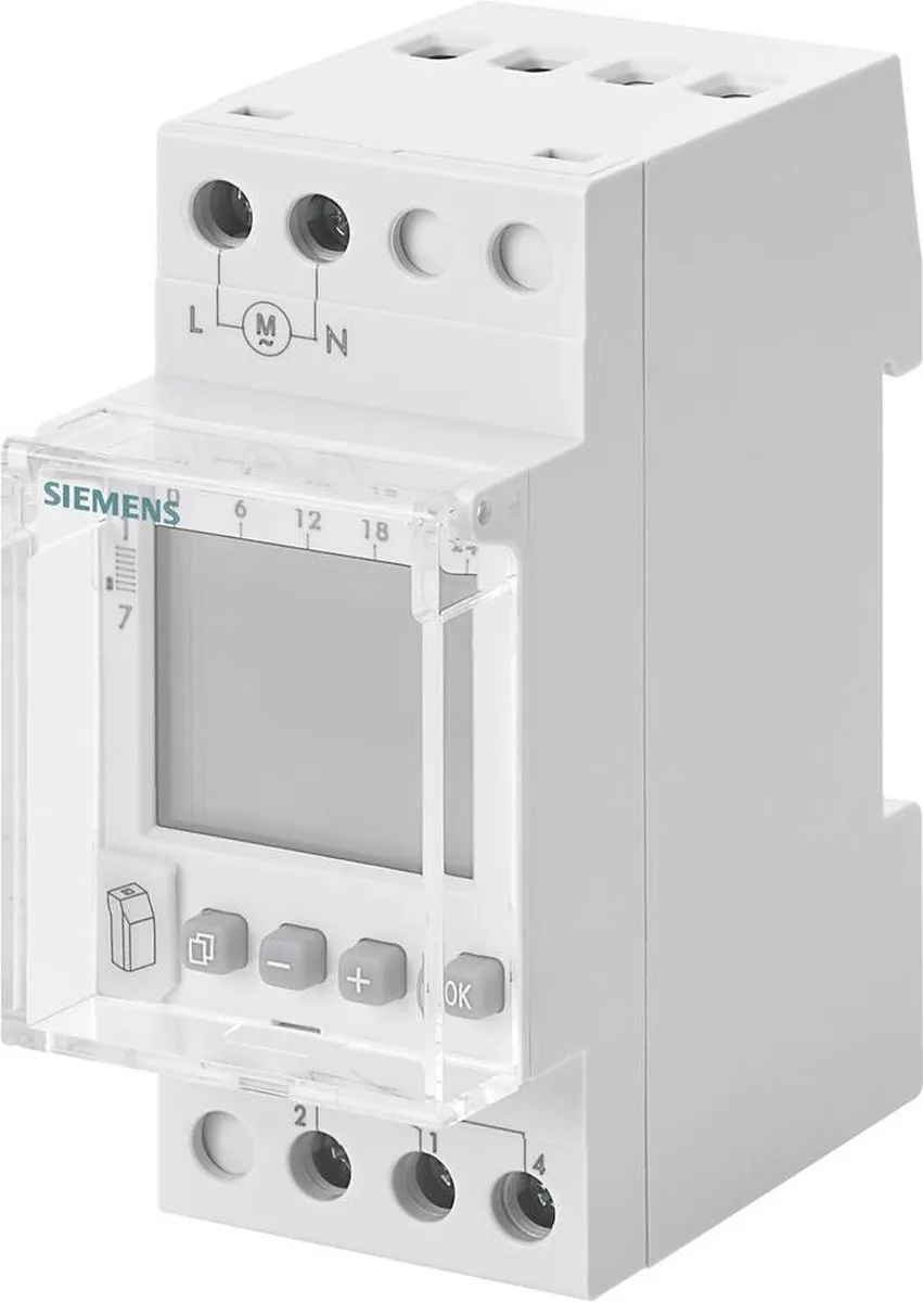 Siemens 7LF4521-0 Digitaal DIN-rail Schakelklok 4000W