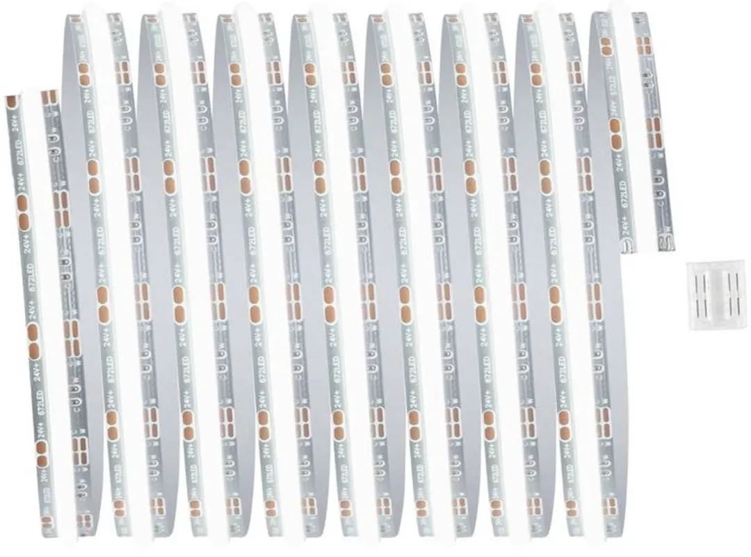 Paulmann MaxLED 1000 LED-strip Uitbreiding 2500mm Warmwit - Zilver