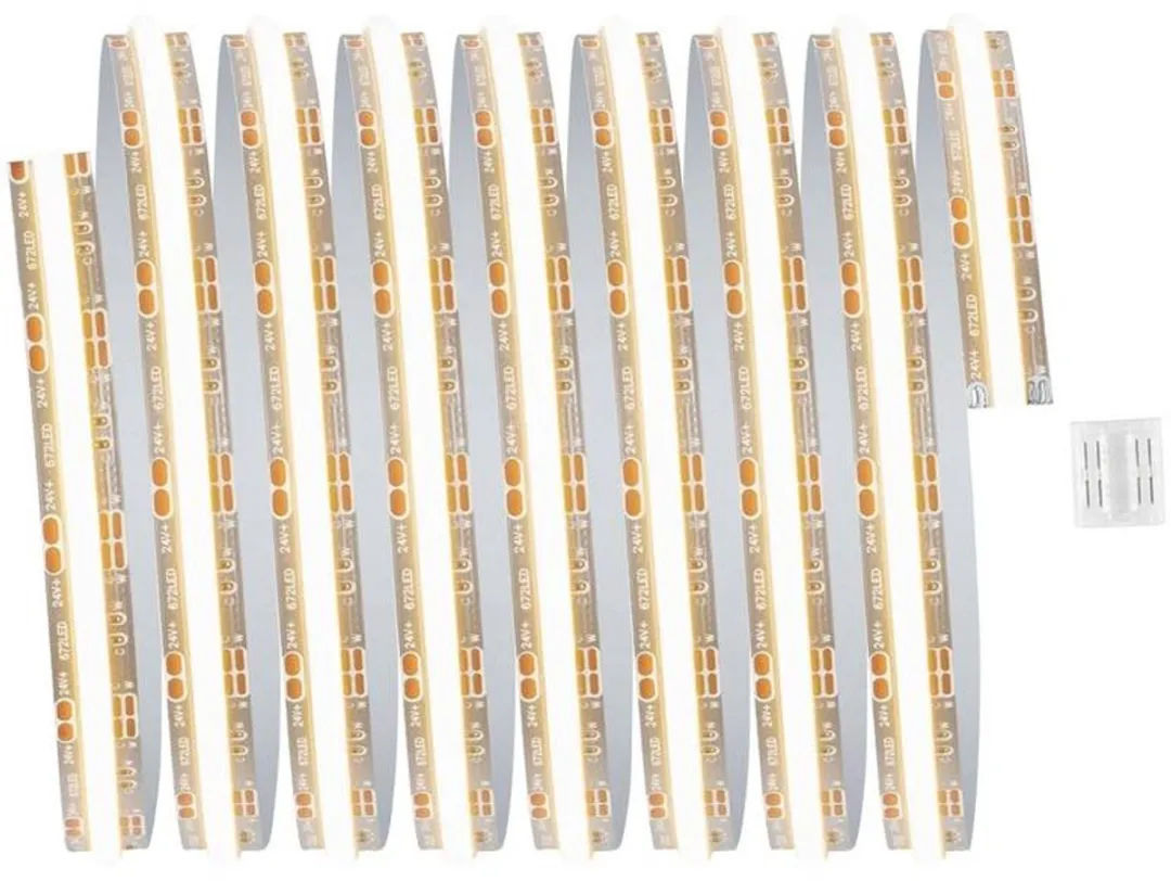 Paulmann MaxLED 1000 LED-strip Uitbreiding 2500mm Warmwit - Zilver