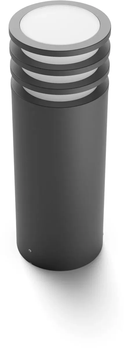 Philips Hue Lucca Sokkellamp - Antraciet 1100 Lumen