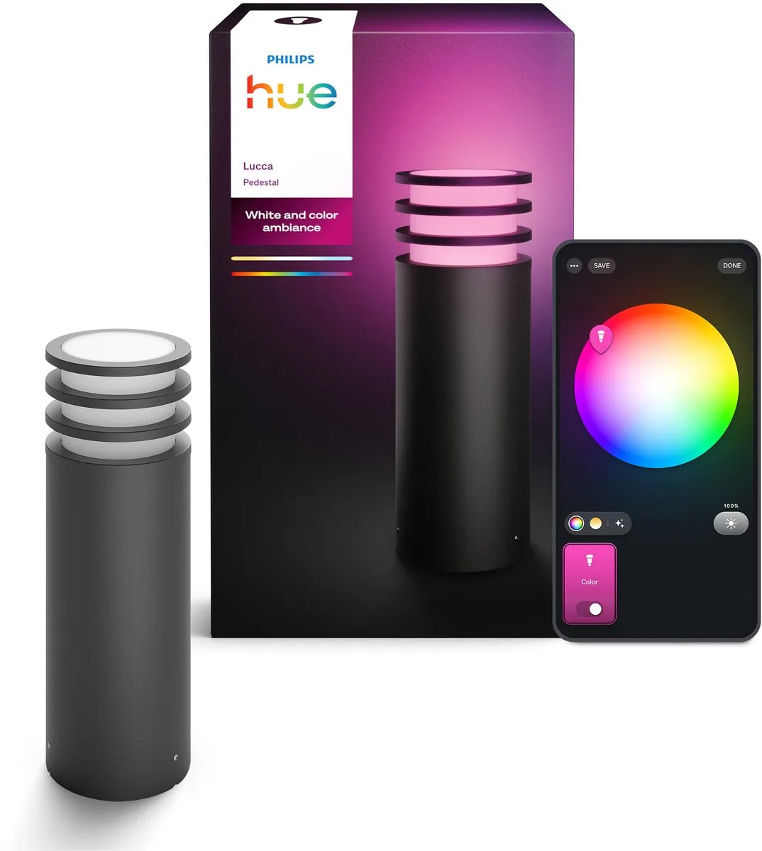 Philips Hue Lucca Sokkellamp