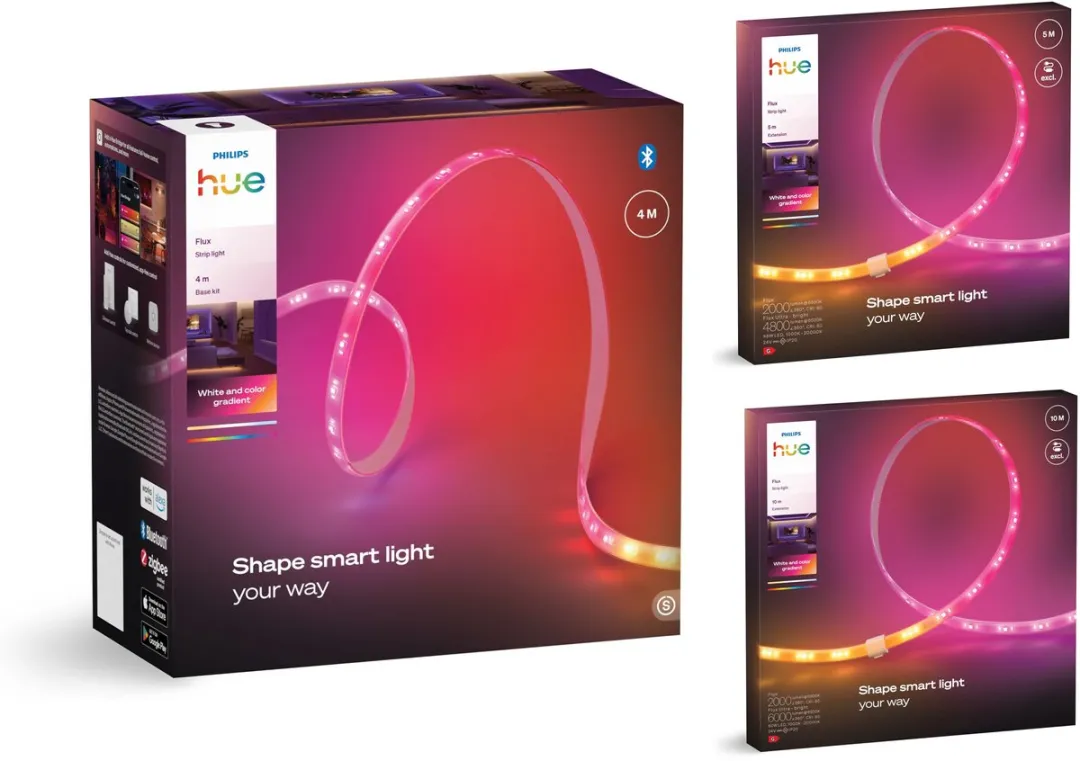 Philips Hue Flux LED Strip 19m - Wit & Kleur - RGBW