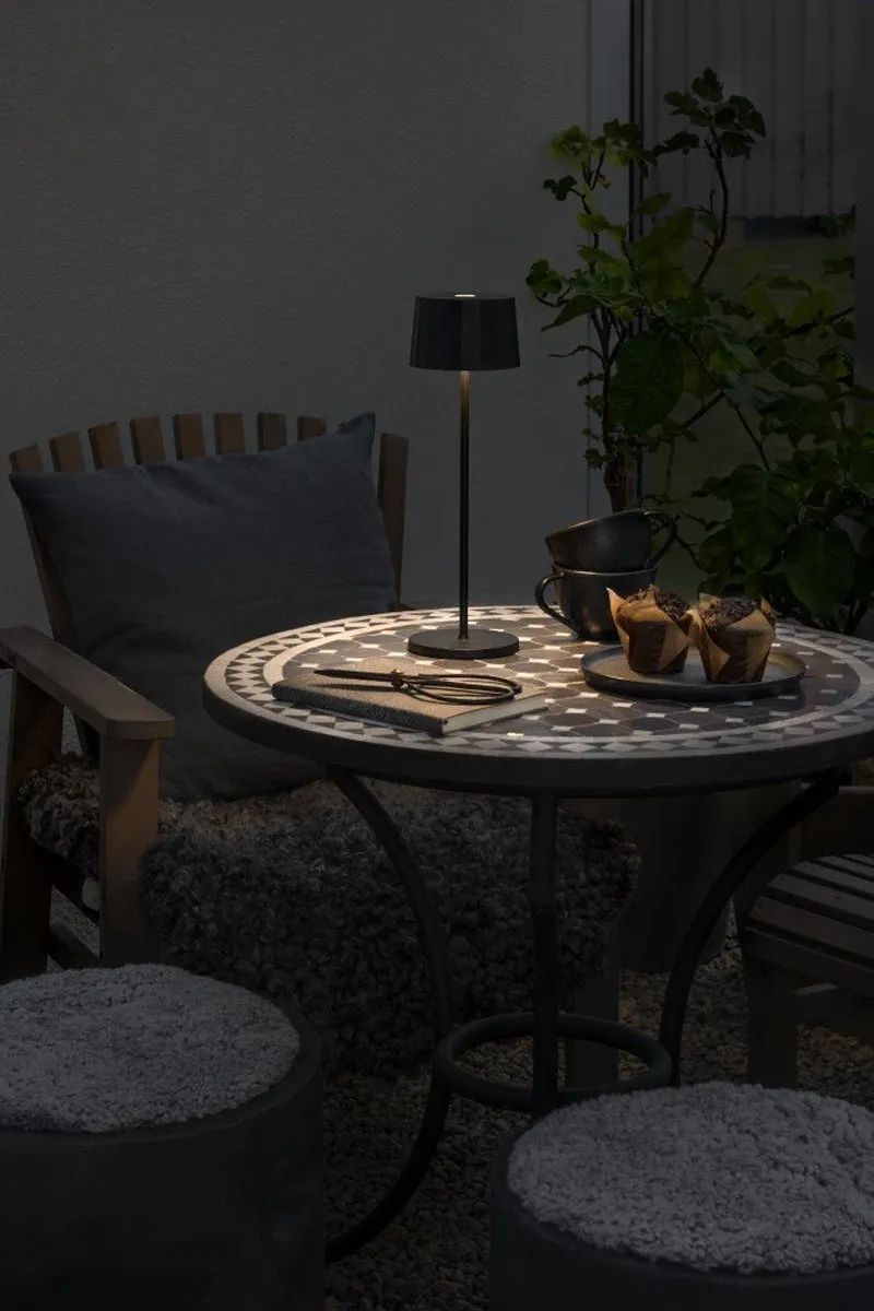 Konstsmide Positano Tafellamp - Zwart