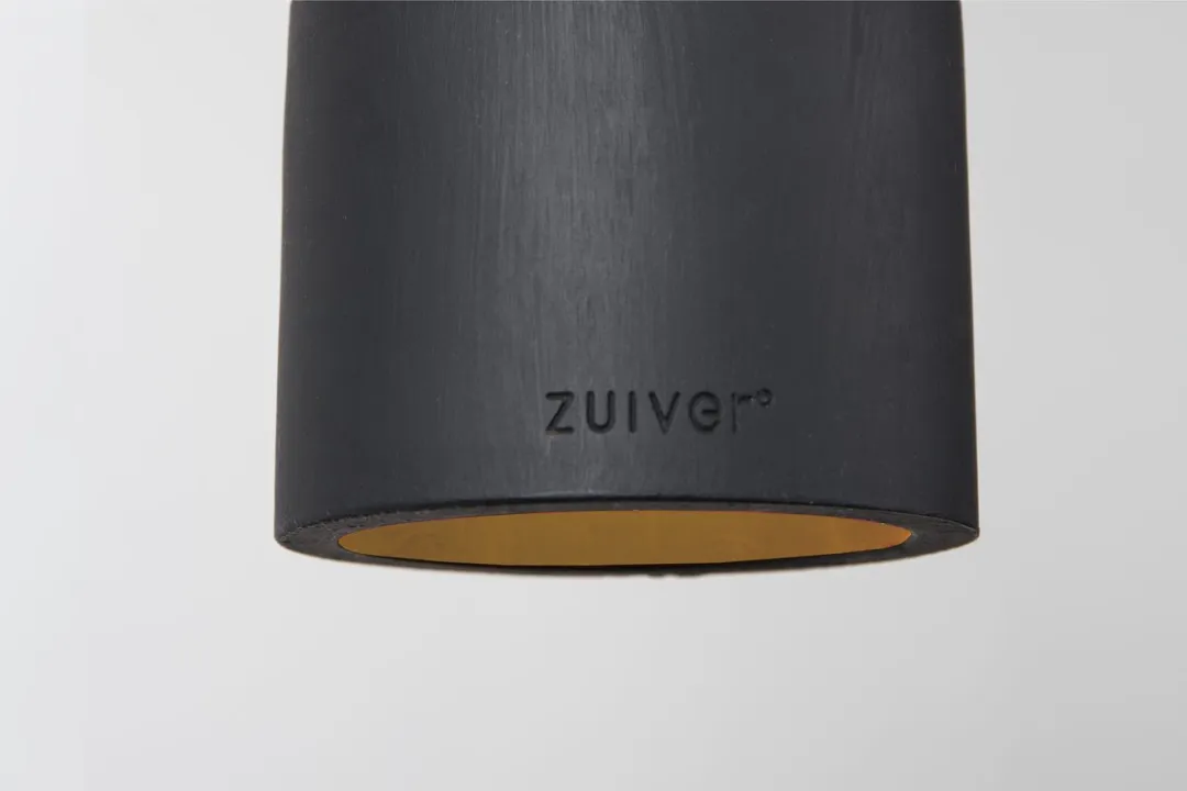 Zuiver Left Hanglamp Beton 11x11cm - Zwart