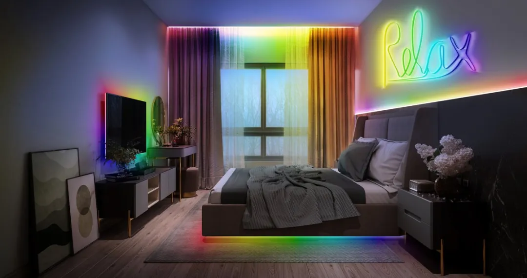 Osram Smart+ Wifi COB Magic RGB LED-strip 5m - Wit
