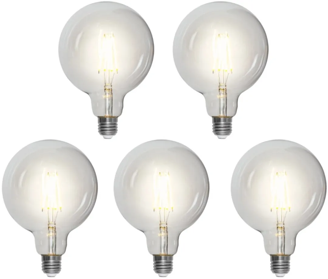 Star Trading G125 Globelamp E27 7.5W - 5 Stuks