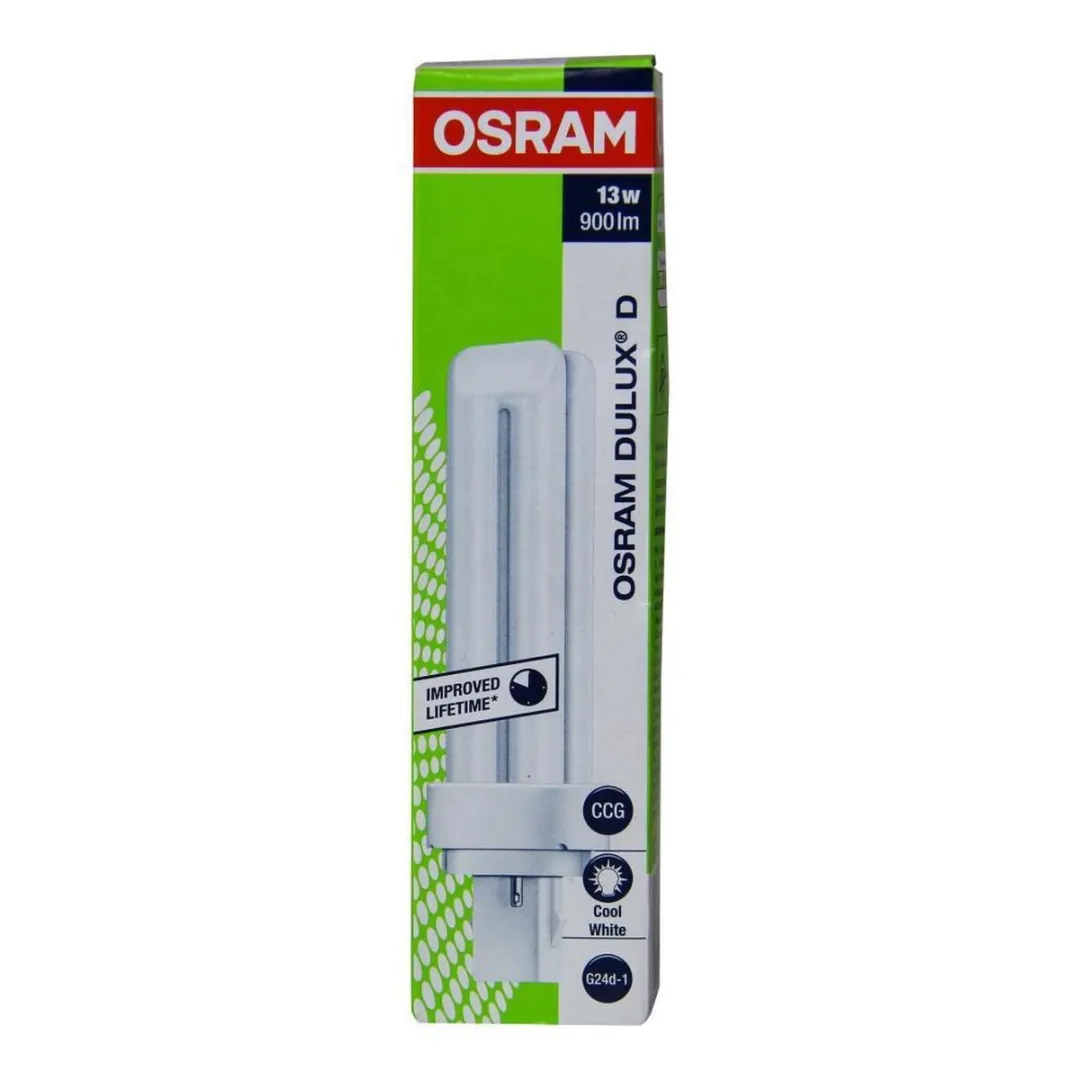 Osram Dulux D Spaarlamp 13W - Koel wit - Mat - afbeelding 4 van 6