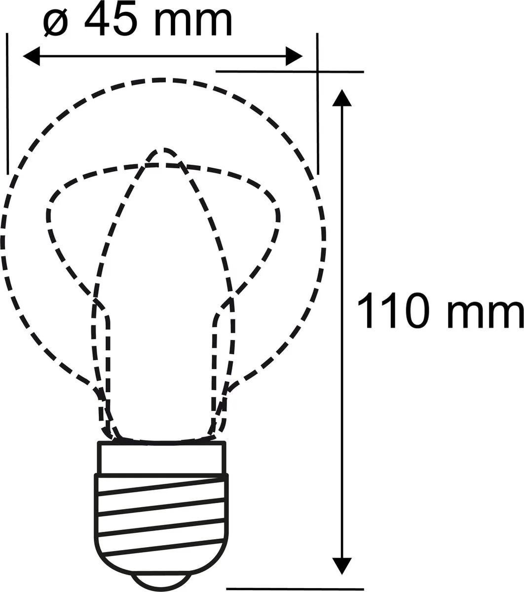 Paulmann Filament LED-buis E27 9W 1055lm 2700K - Helder