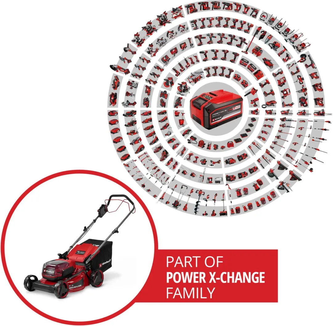 Einhell Accu Grasmaaier GC-CM 36/46 S Li BL Kit - Power X-Change 36V