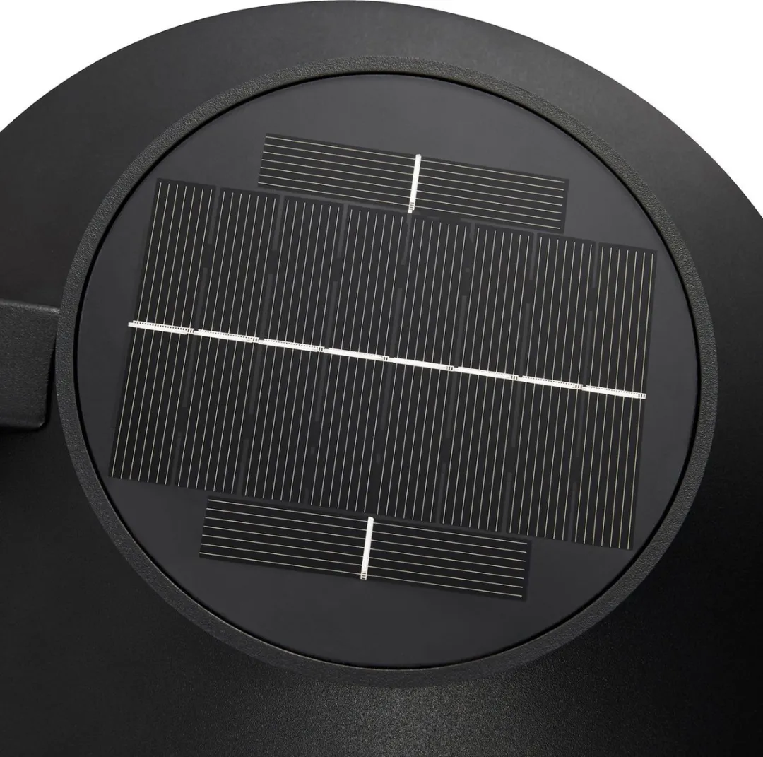Nordlux Justina Wandlamp Solar - 23cm - Zwart