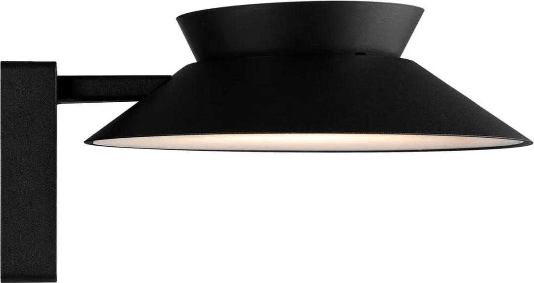 Nordlux Justina Wandlamp Solar - 23cm - Zwart