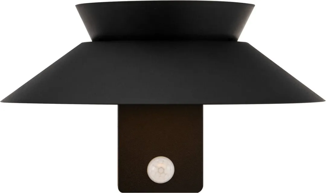 Nordlux Justina Wandlamp Solar - 23cm - Zwart
