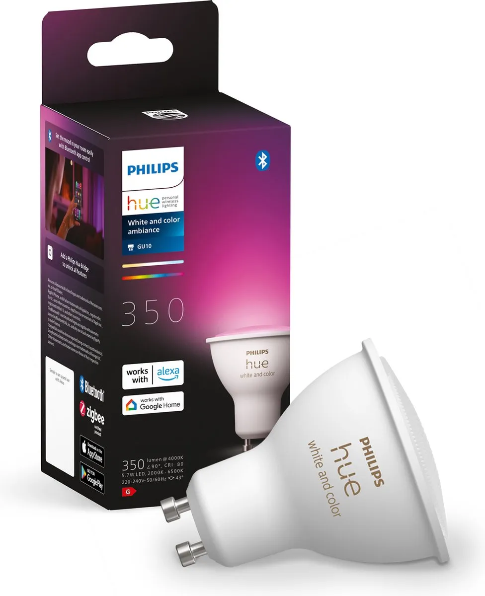 Philips Hue GU10 Spot RGBW 5,7W