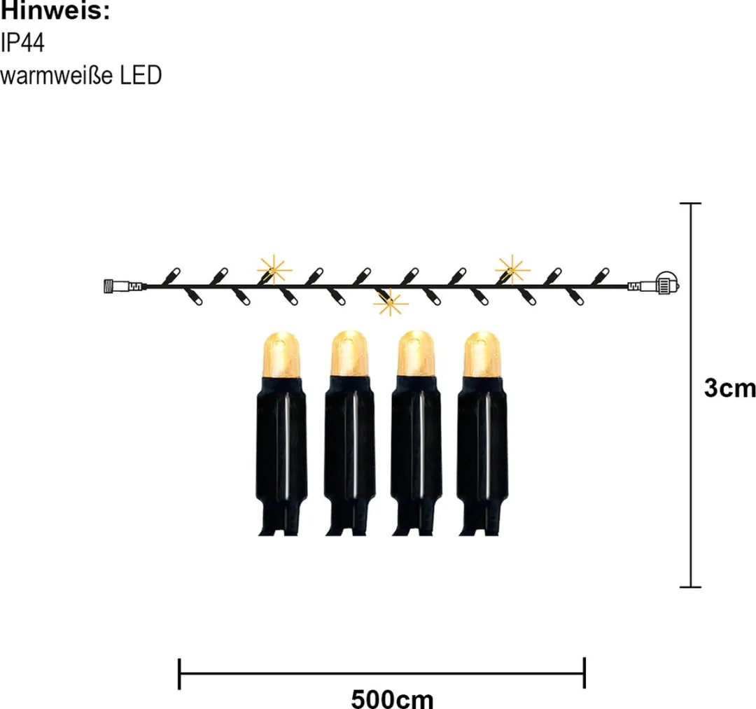 Star Trading Feeënverlichting Extra System 24 LED - 5m Warm Wit - afbeelding 6 van 6