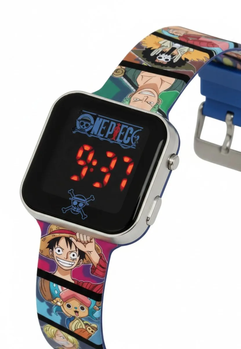 Disney One Piece LED-Klok Veelkleurig