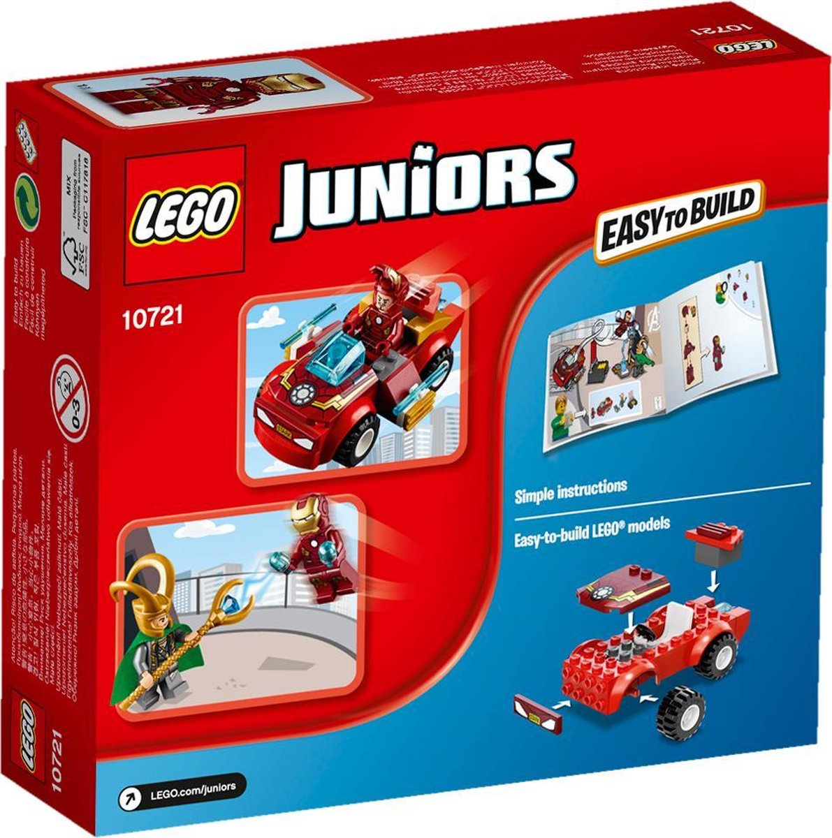 LEGO Juniors Iron Man contre Loki