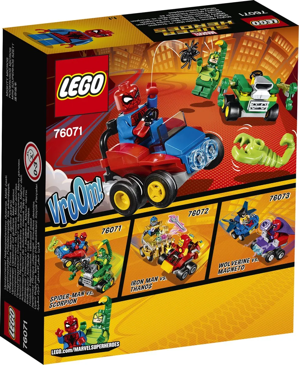 LEGO Super Heroes Spider-Man vs. Scorpion 76071 - 79 Stukken