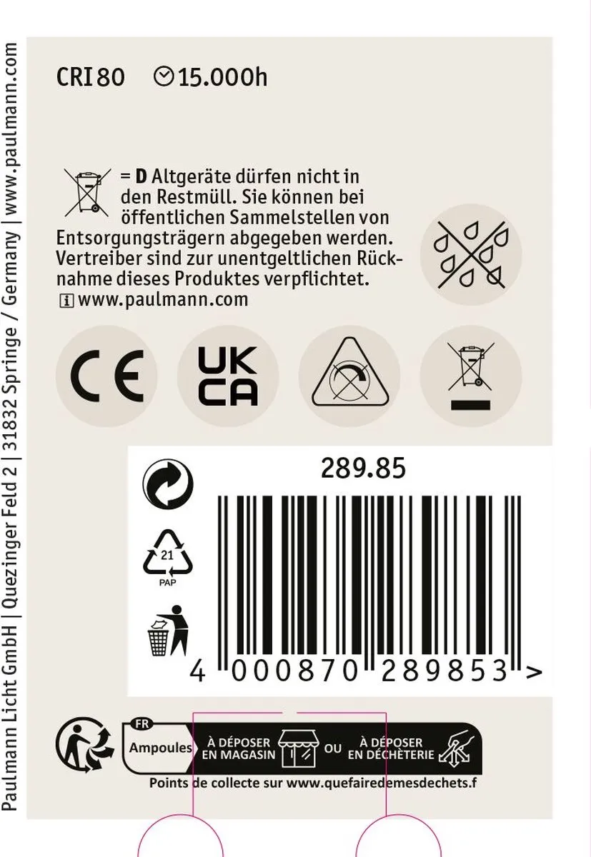 Paulmann Filament LED Globe G60 E27 7W 780lm - Goud - afbeelding 5 van 6