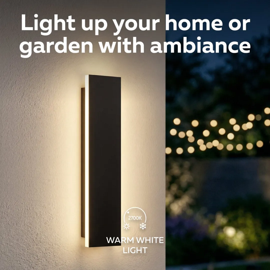 Calex Montevia Villa Wandlamp 20W - 4 Stuks - Zwart