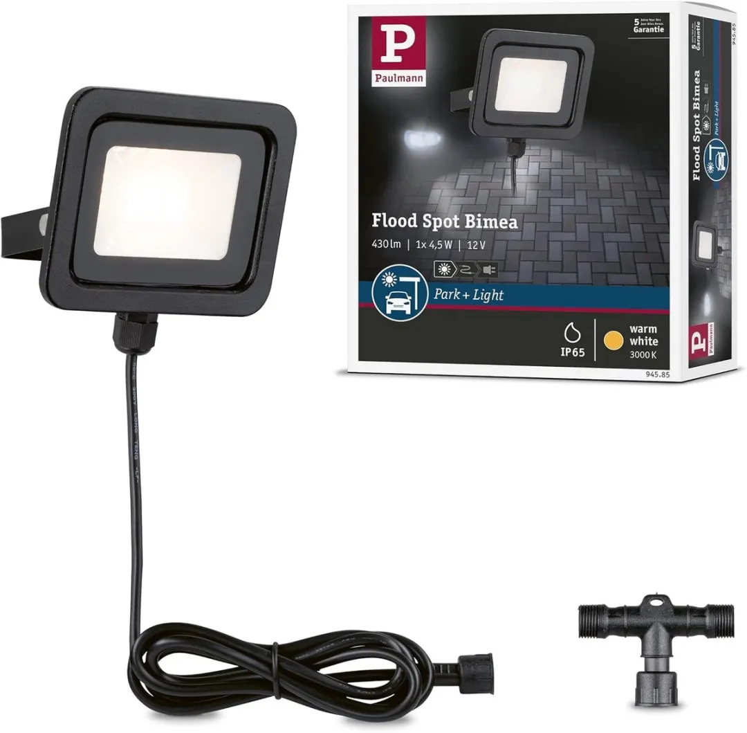Paulmann Outdoor Wandlamp IP65 - Zwart - Roestvrij staal - afbeelding 6 van 6