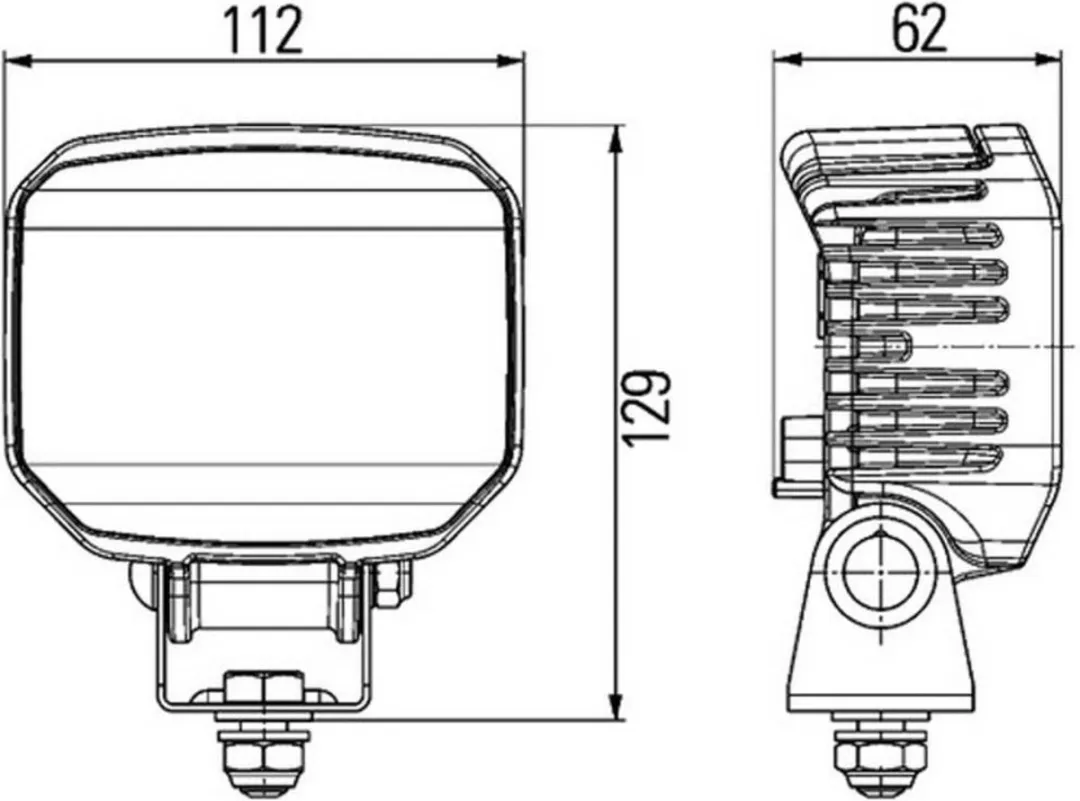 Hella Power Beam 1000 1GA 996 188-021 Werkschijnwerper 18W