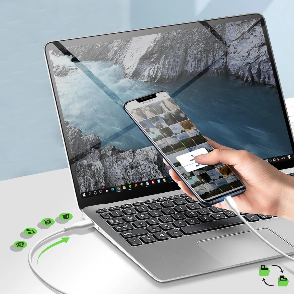 Belkin CAB001bt2M WH USB-C naar USB Kabel 2m - Wit