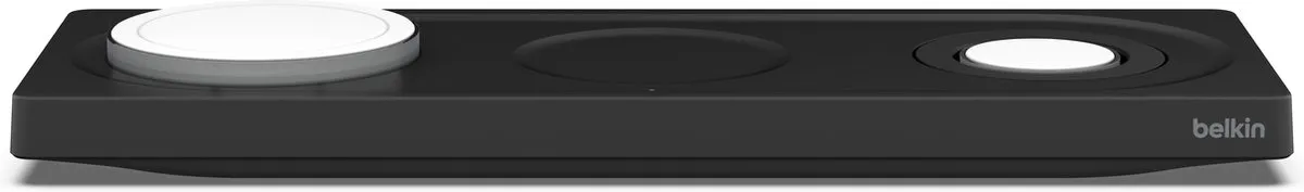 Belkin WIZ016vfBK 3-in-1 MagSafe Oplader - 15W - Zwart